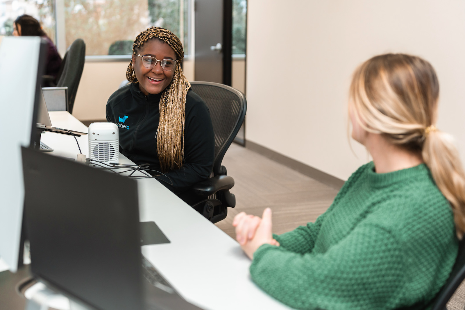 Two Entera employees