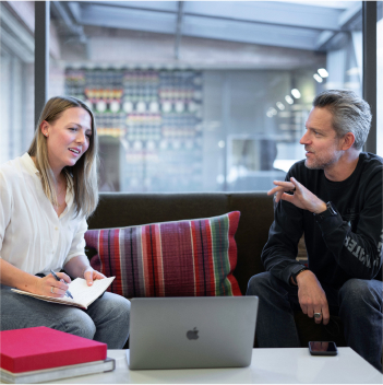 Talking at the office